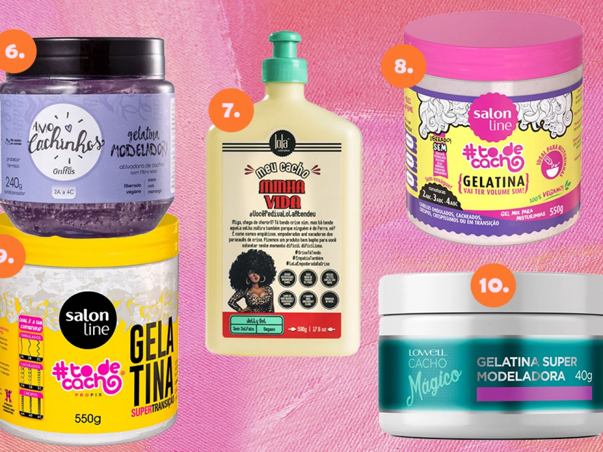geleia para cabelo cacheado