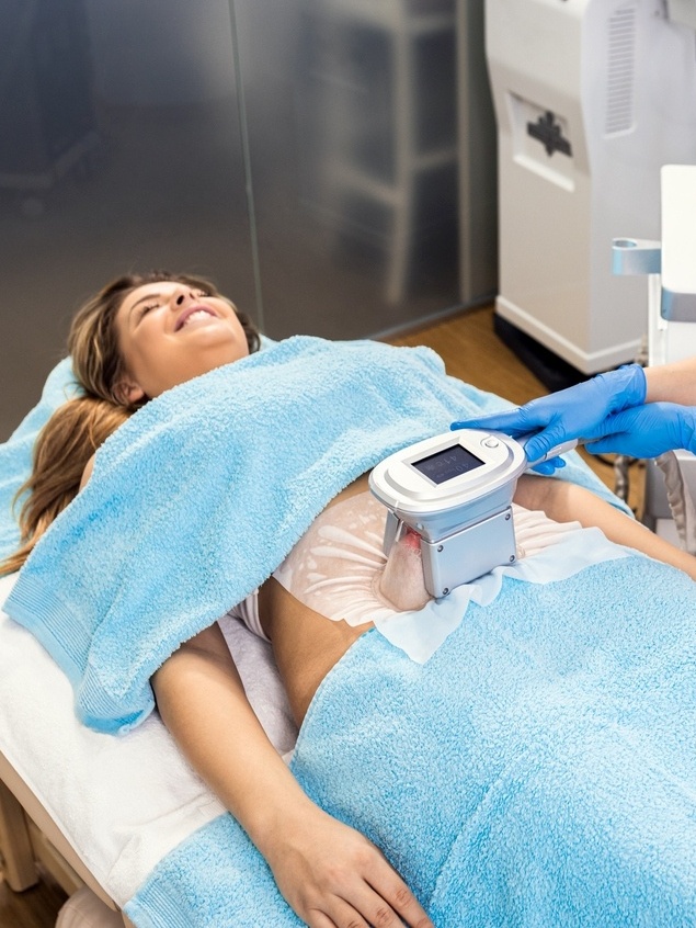 gelo na barriga antes e depois