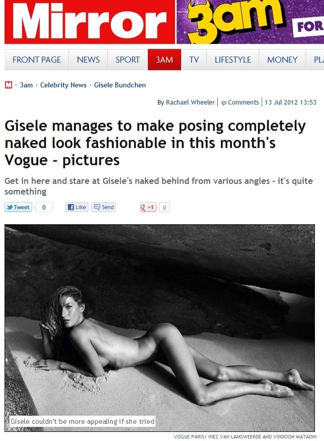 gisele bündchen nude