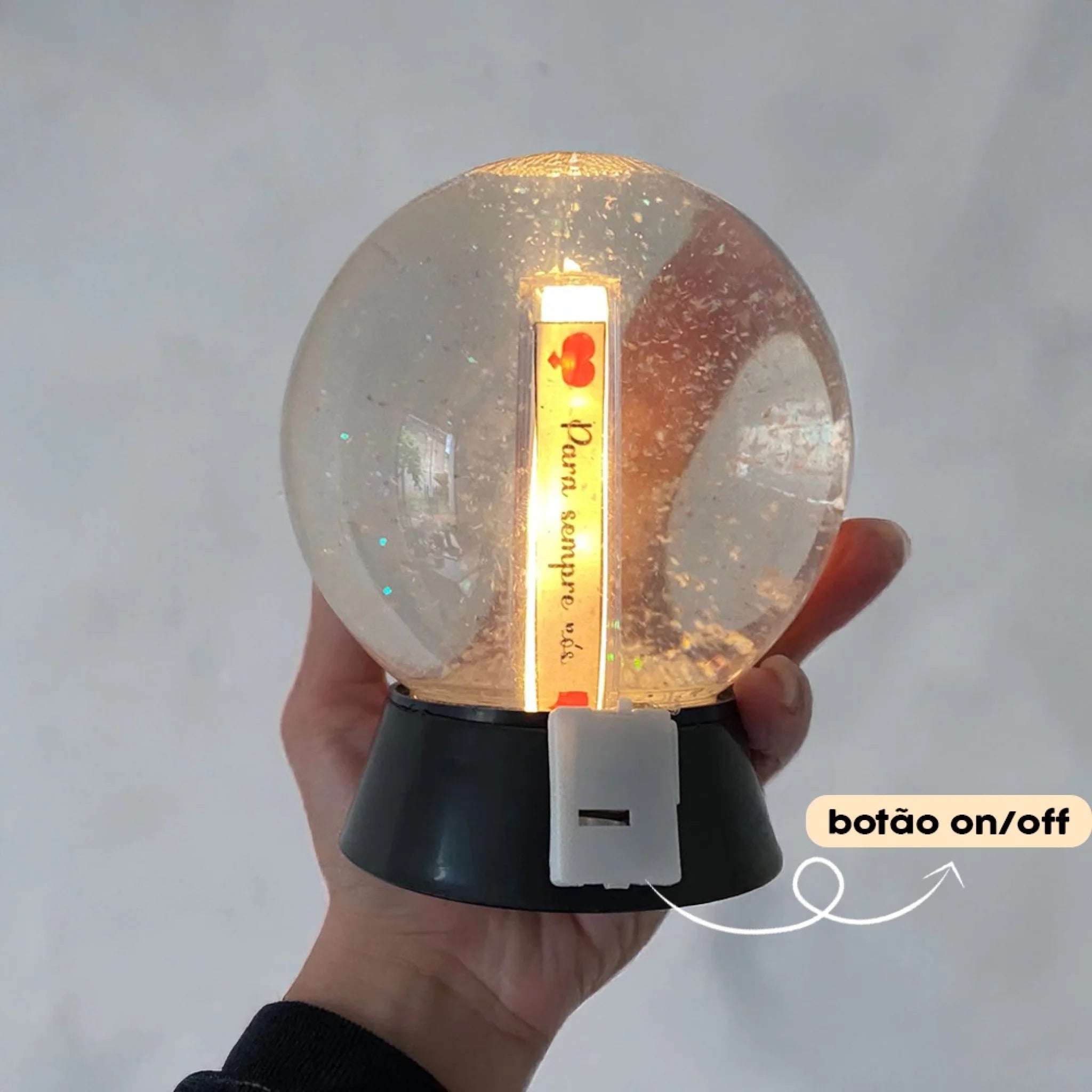 globo de neve personalizado