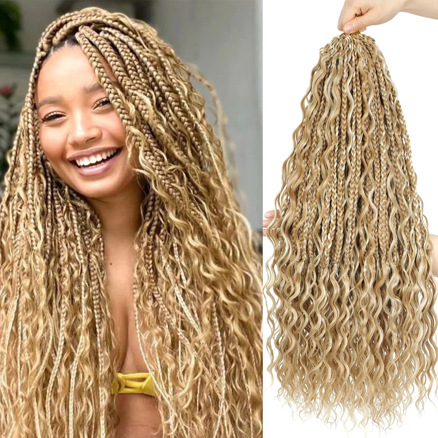 Como cuidar das Goddess Braids