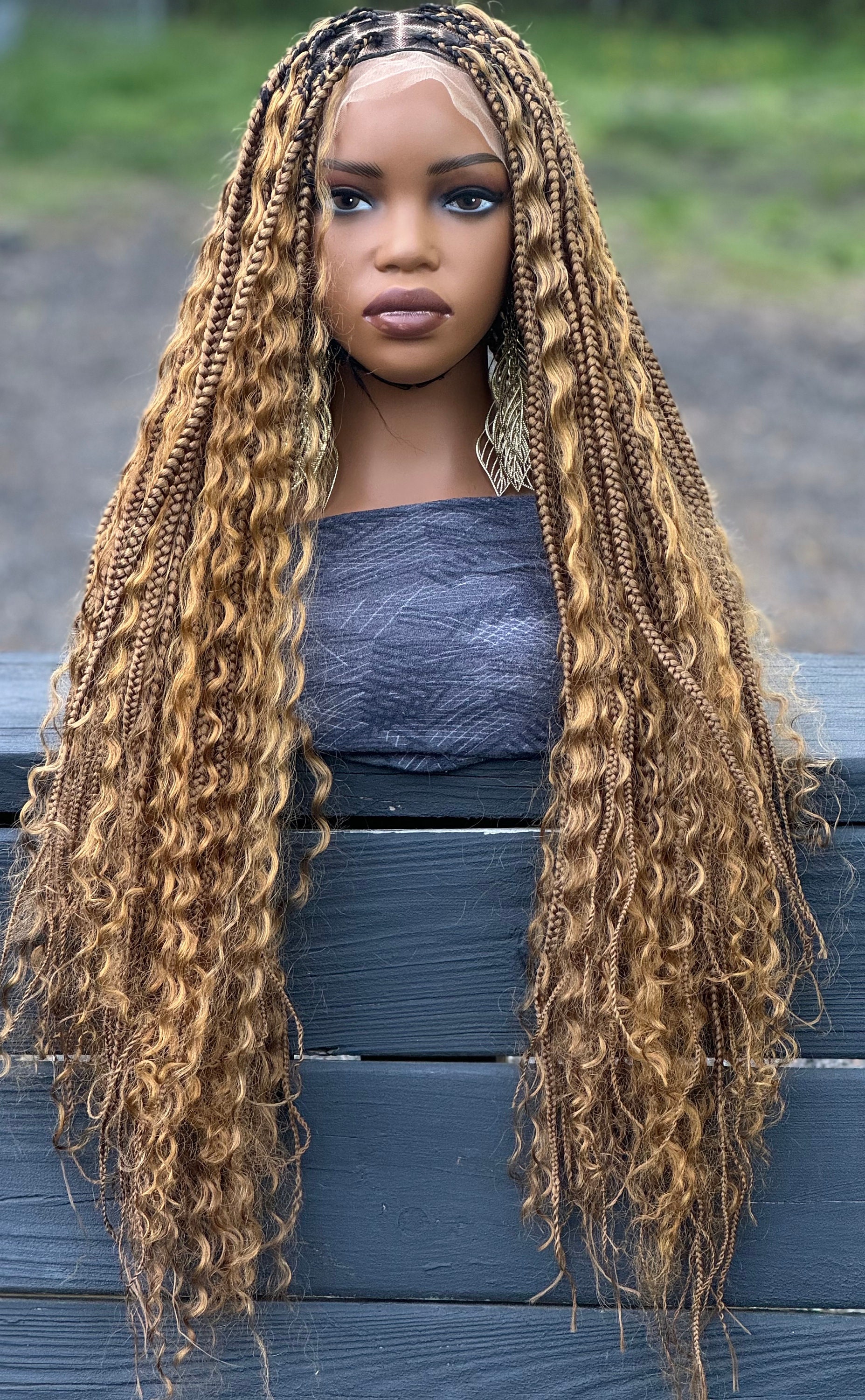 goddess braids loiro