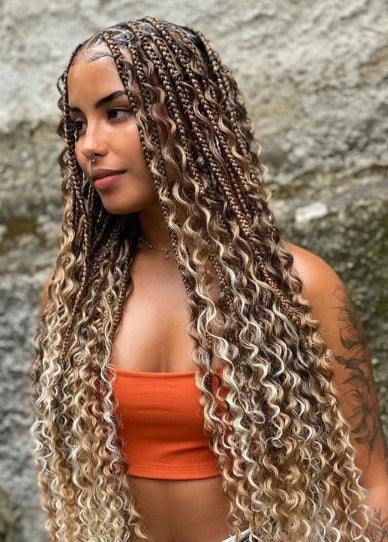 Diferença entre Goddess Braids e Box Braids