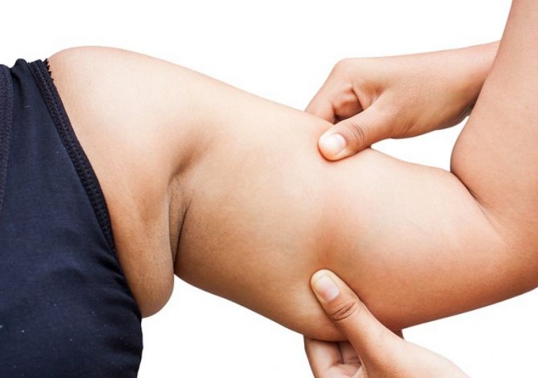 gordura embaixo do braço