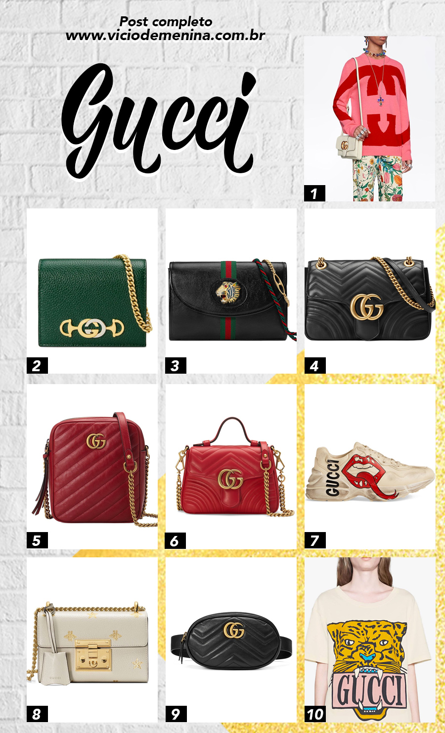Preços Gucci no Brasil: Quanto Custa um Cinto, Bolsa ou Boné da Grife?