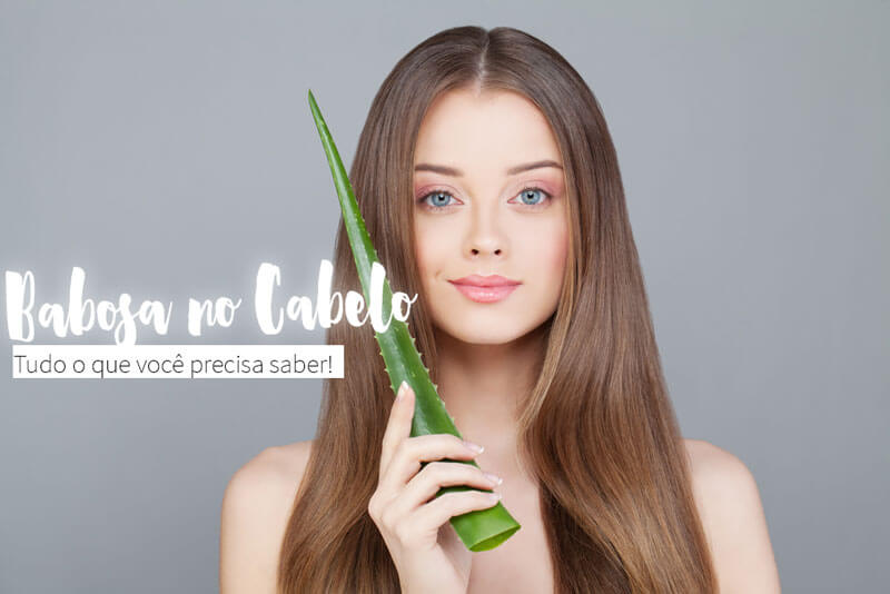 hidratação com babosa para cabelo
