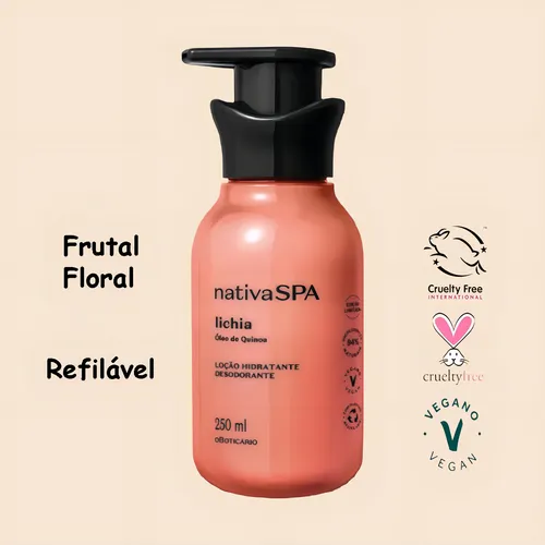 hidratante lichia boticario