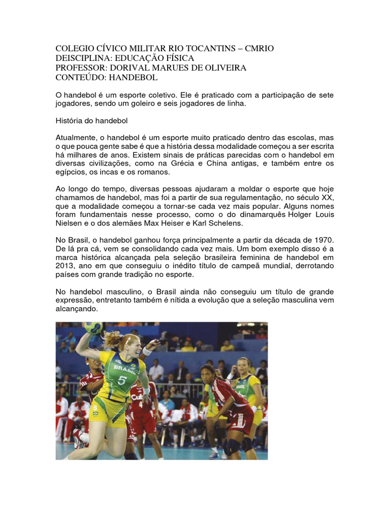 As Regras Essenciais do Handebol de Quadra para Iniciantes