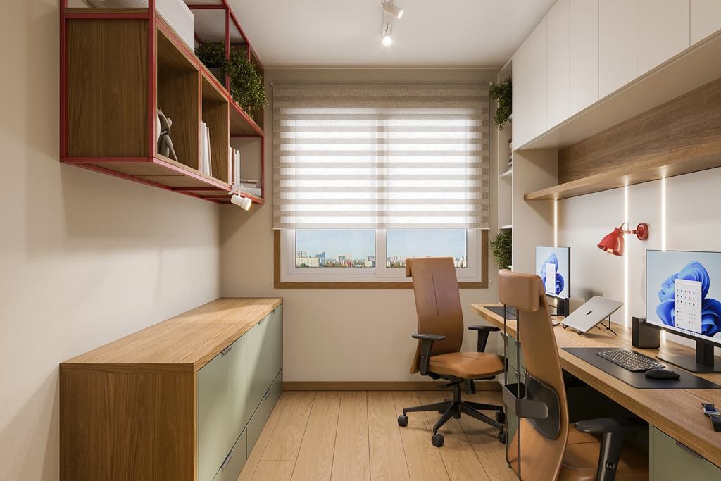 home office para duas pessoas