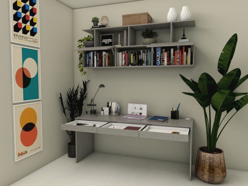 Home office integrado: dicas para otimizar espaços pequenos