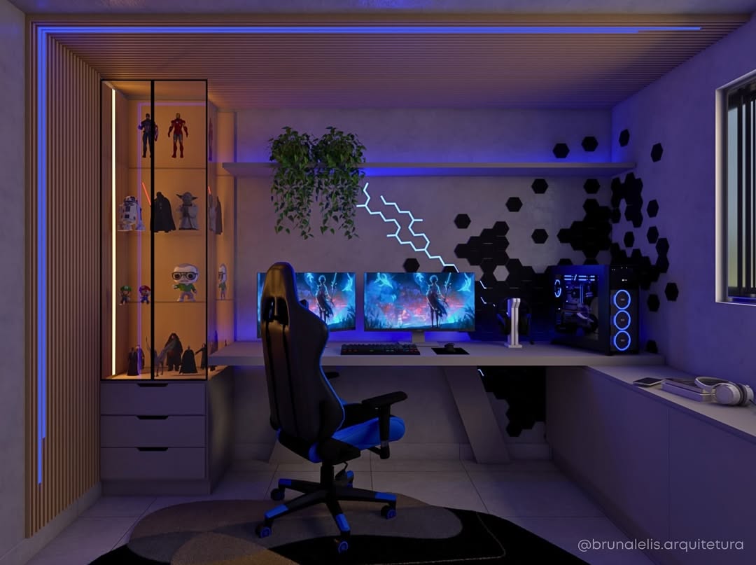 ideia de quarto gamer