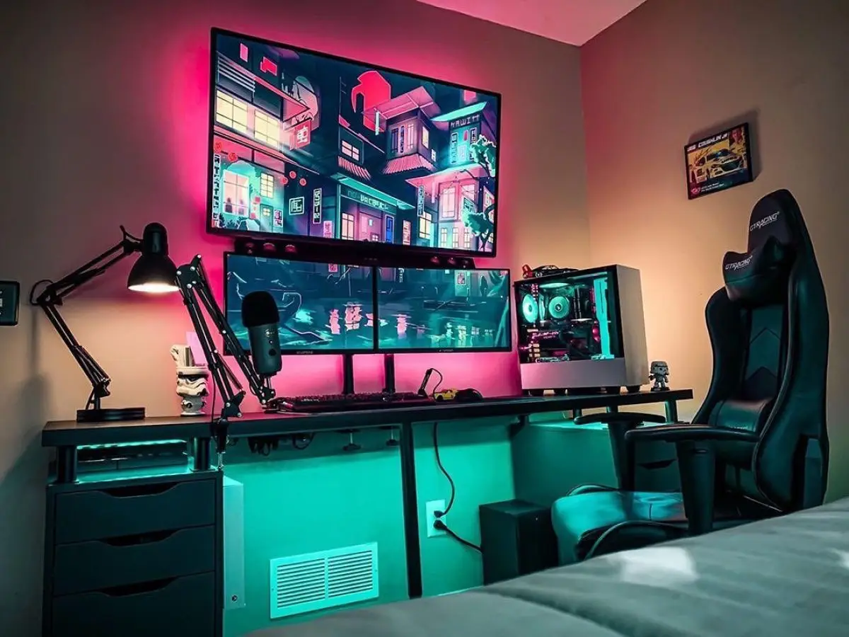 ideia de quarto gamer