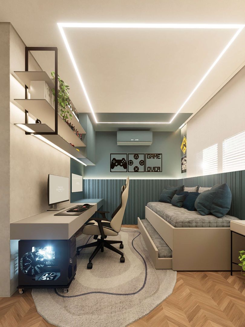 ideia de quarto gamer