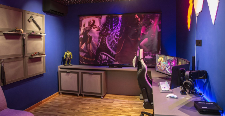ideia de quarto gamer