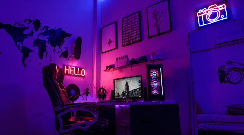ideia de quarto gamer
