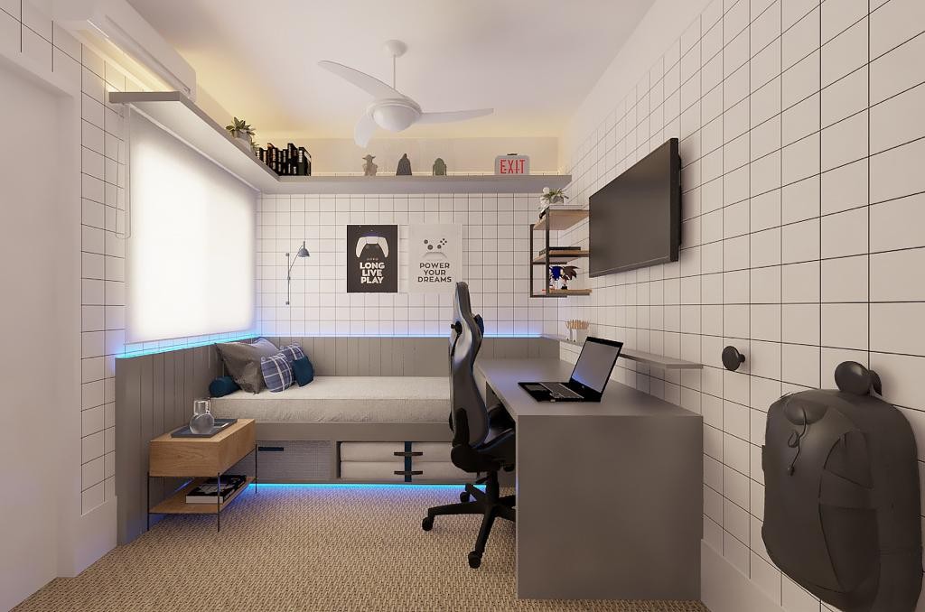 ideia de quarto gamer