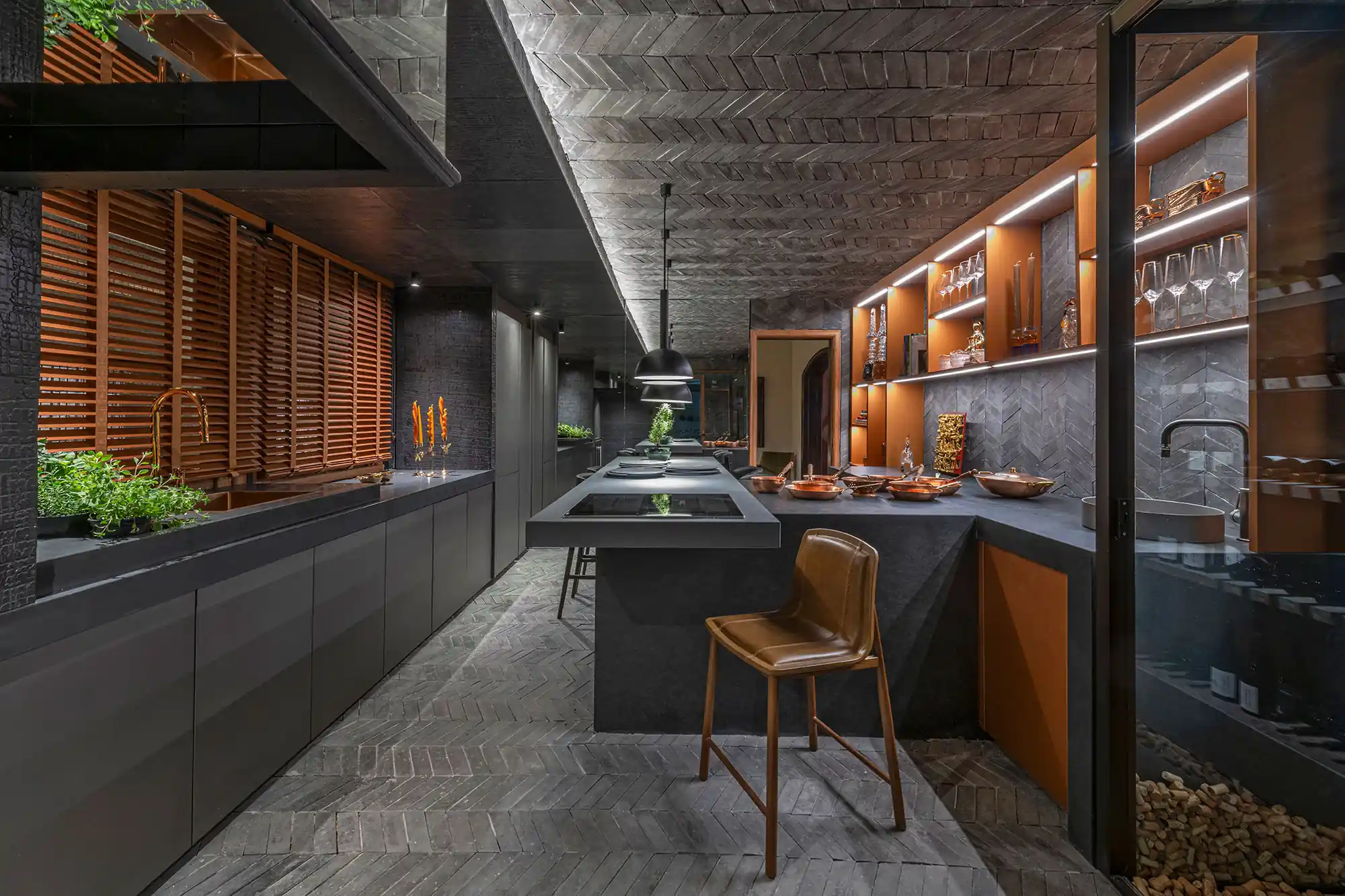 como selar bancada concreto aparente cozinha