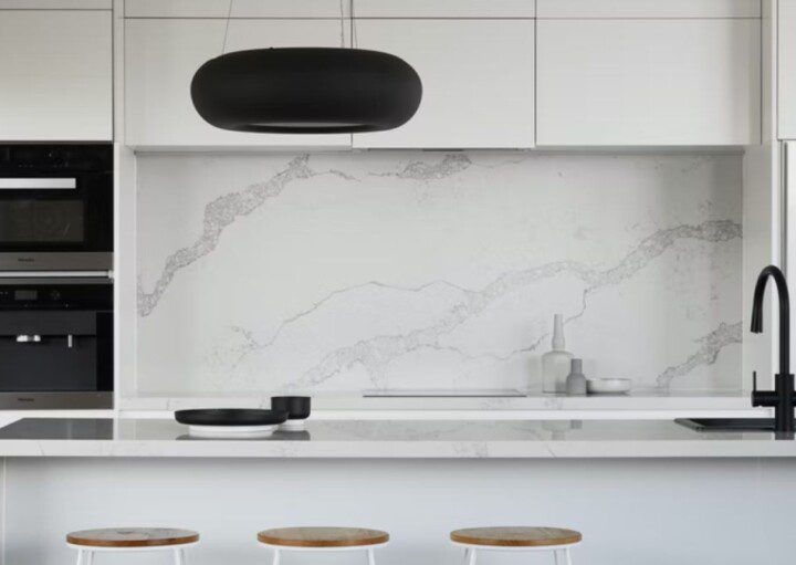 ideias bancada concreto aparente cozinha moderna