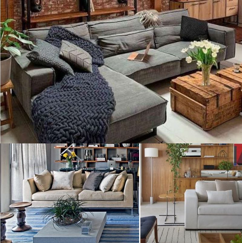 ideias de almofadas para sofá moderno