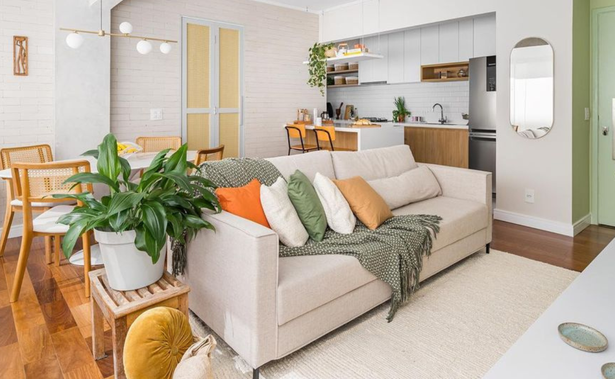 ideias de almofadas para sofá moderno