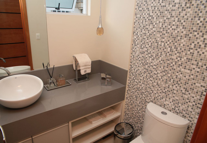 ideias de bancada para banheiro