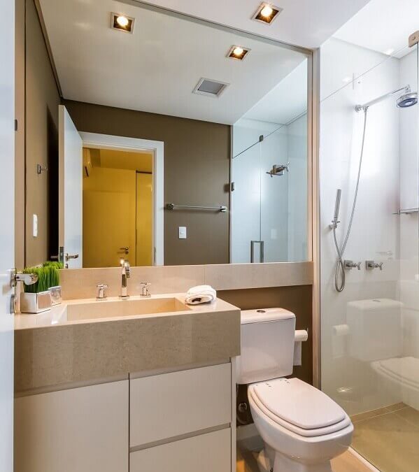 soluções para banheiros minúsculos