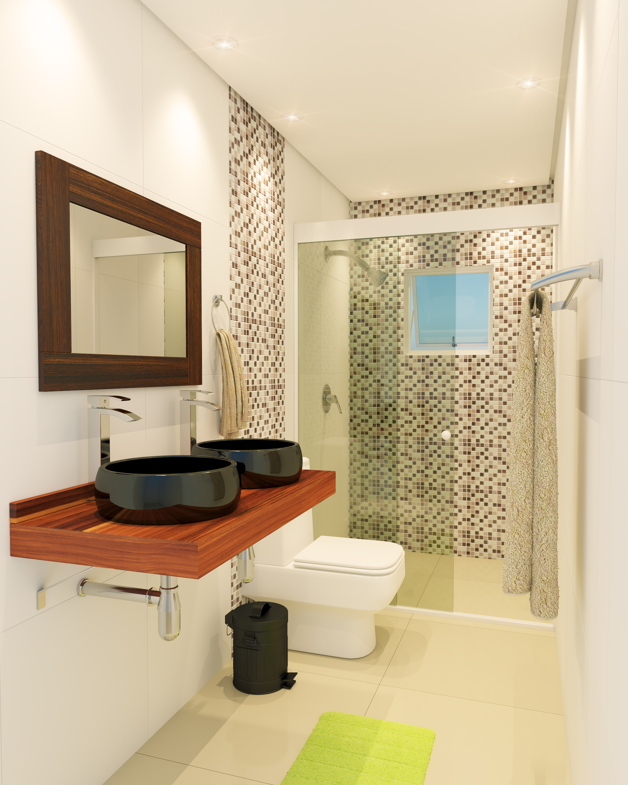 ideias de banheiro pequeno decorado