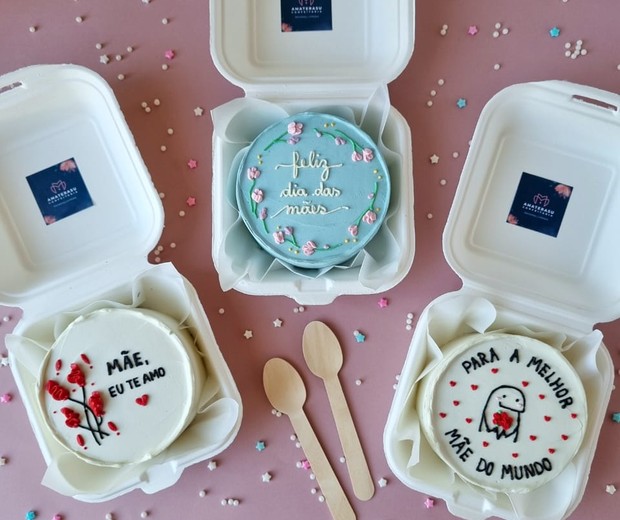 ideias de bentô cake dia das mães