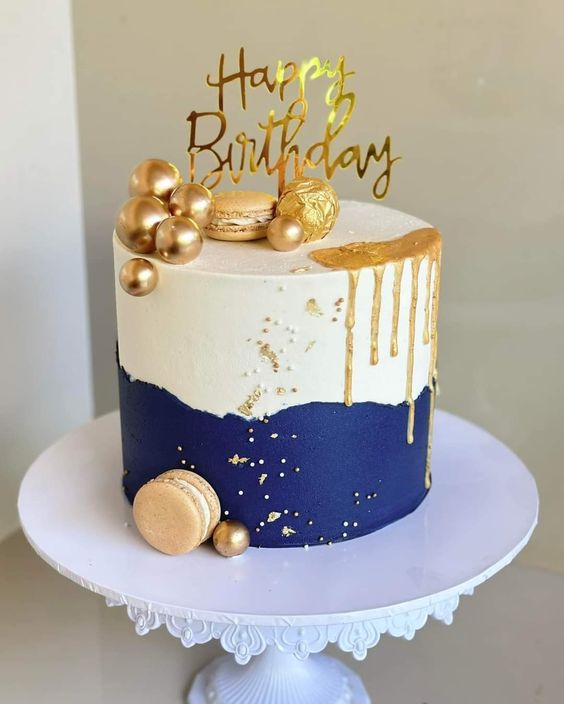 bolo de aniversário masculino moderno