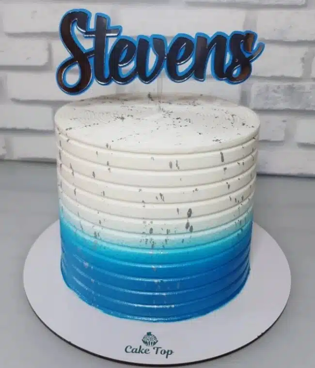 bolo de aniversário masculino moderno