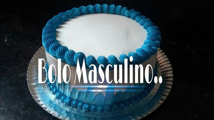bolo masculino personalizado