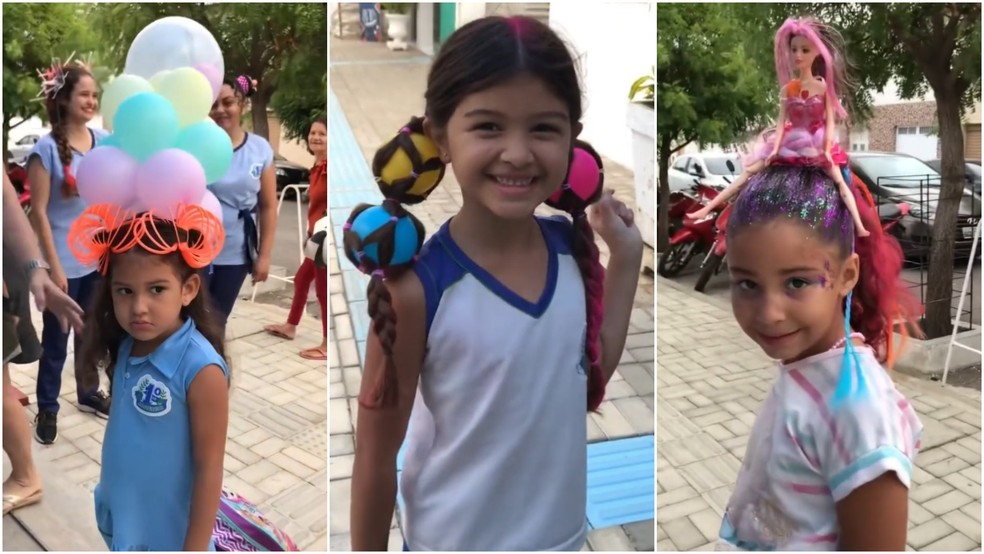 cabelo maluco de princesa vs cabelo maluco de super herói