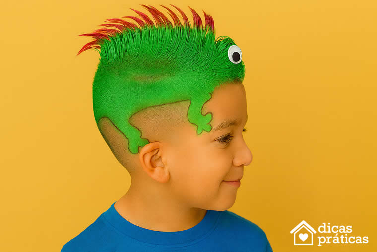 erros comuns ao fazer cabelo maluco em meninos