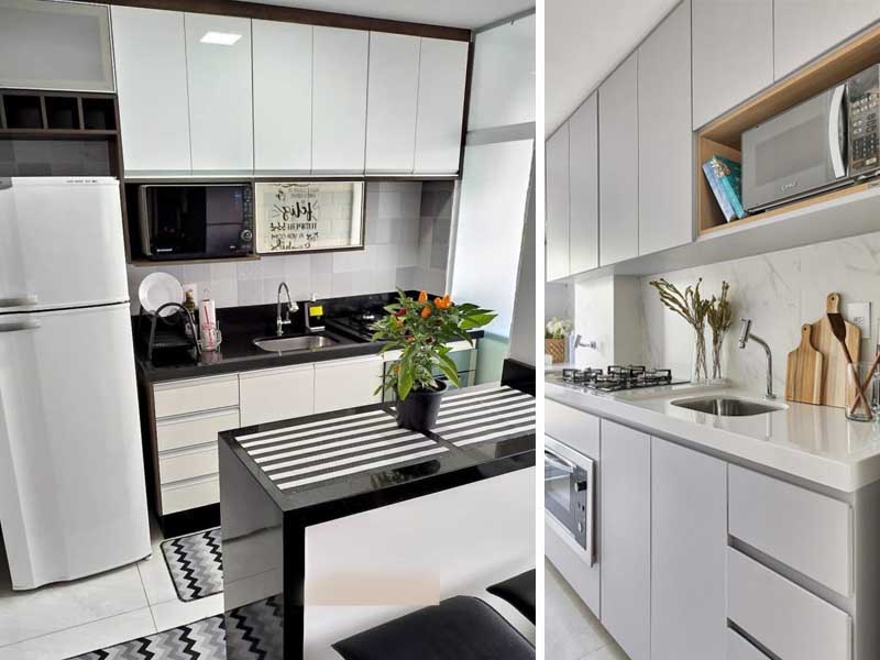 como decorar cozinha pequena com pouco espaço