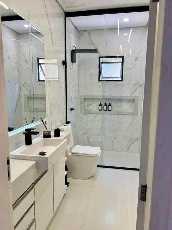 ideias de decoração banheiro pequeno simples