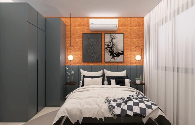 decoração de quarto minimalista vs escandinavo