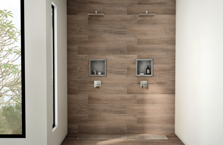 Nicho de Porcelanato vs. Pedra Natural: Qual o Melhor para Seu Banheiro?