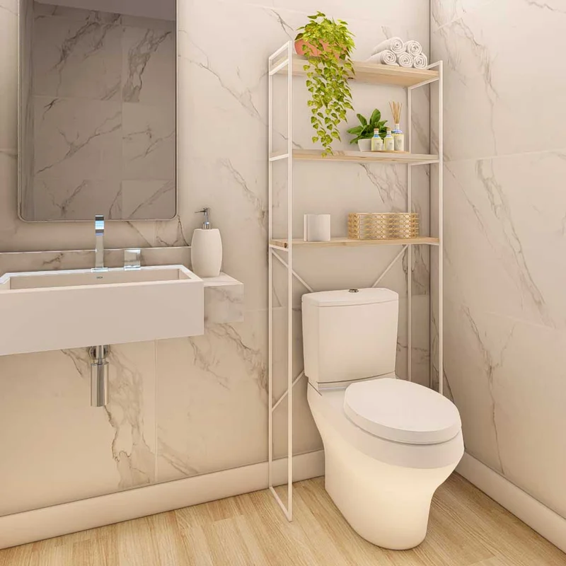 Tendências de Decoração para Banheiros em 2026: Nichos e Prateleiras