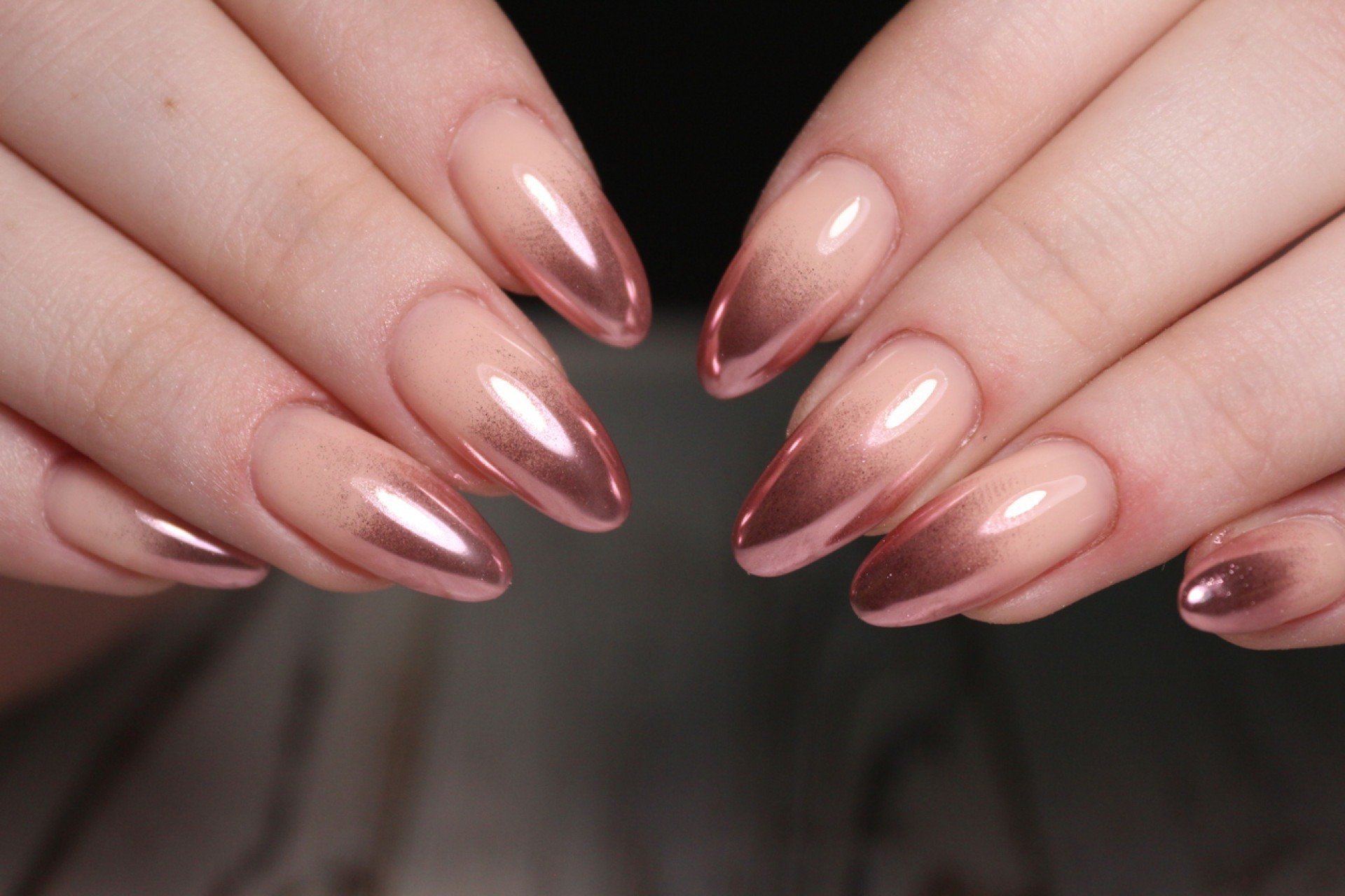 como lixar unhas formato amendoado