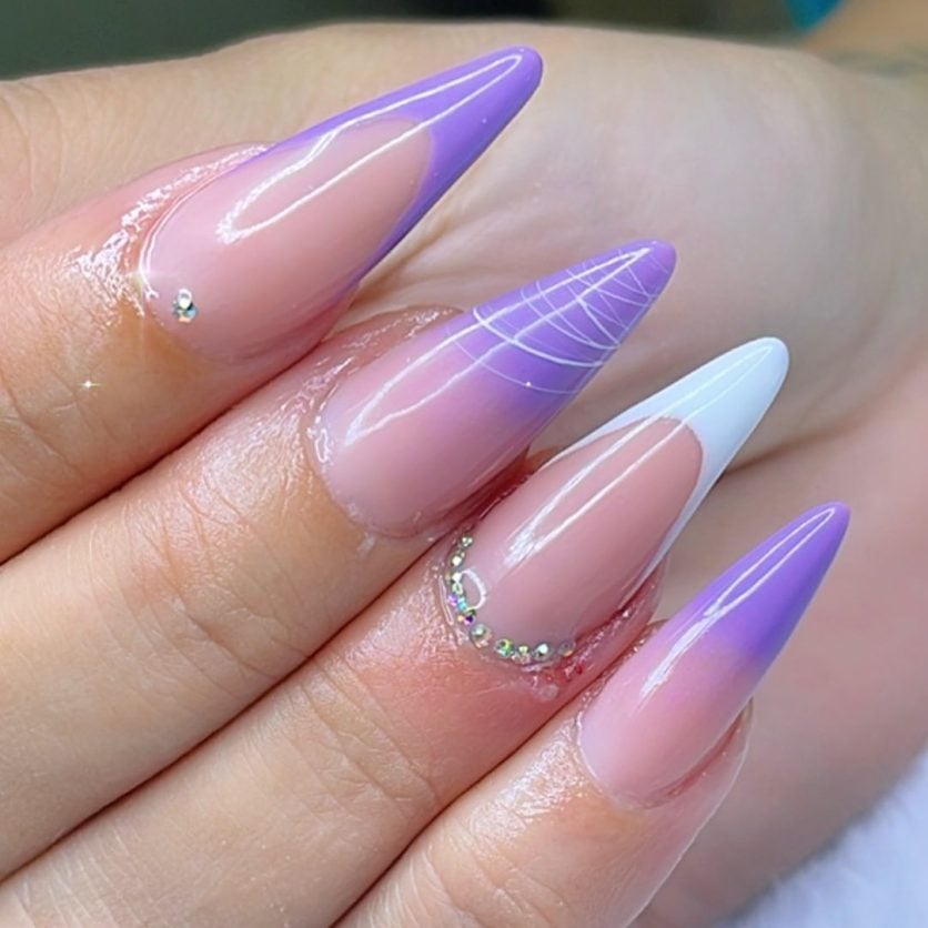 como lixar unhas formato amendoado