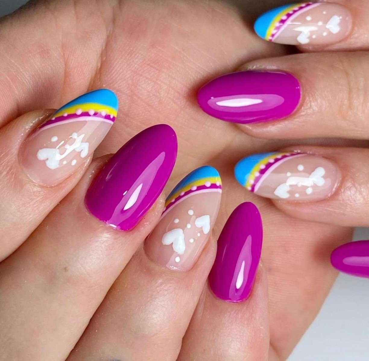 ideias de unhas decoradas para o carnaval
