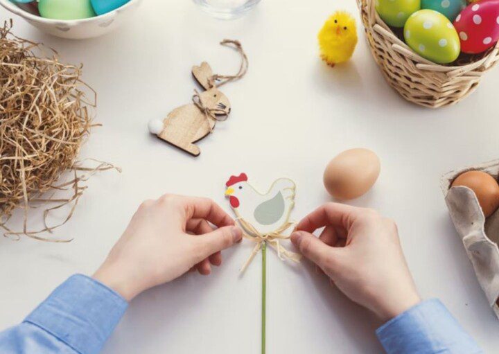 ideias decoração pascoa simples e barata