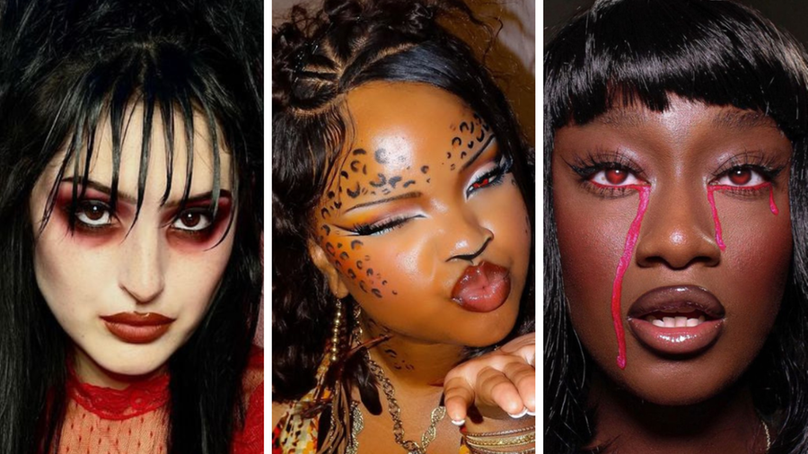 maquiagem halloween teia aranha passo a passo