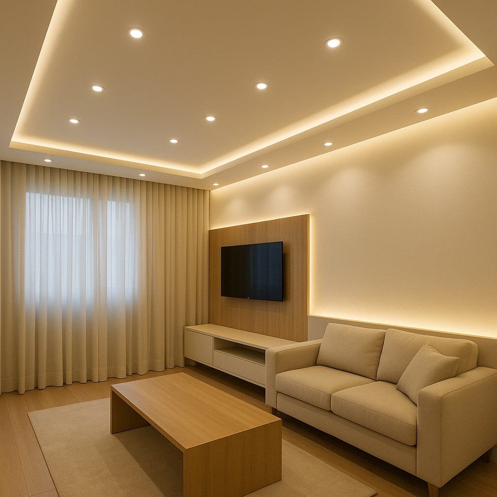 iluminacao com fita de led