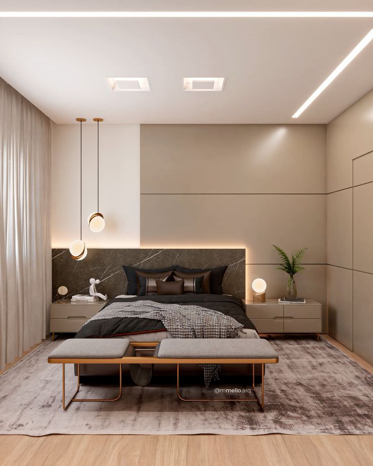 iluminação indireta quarto