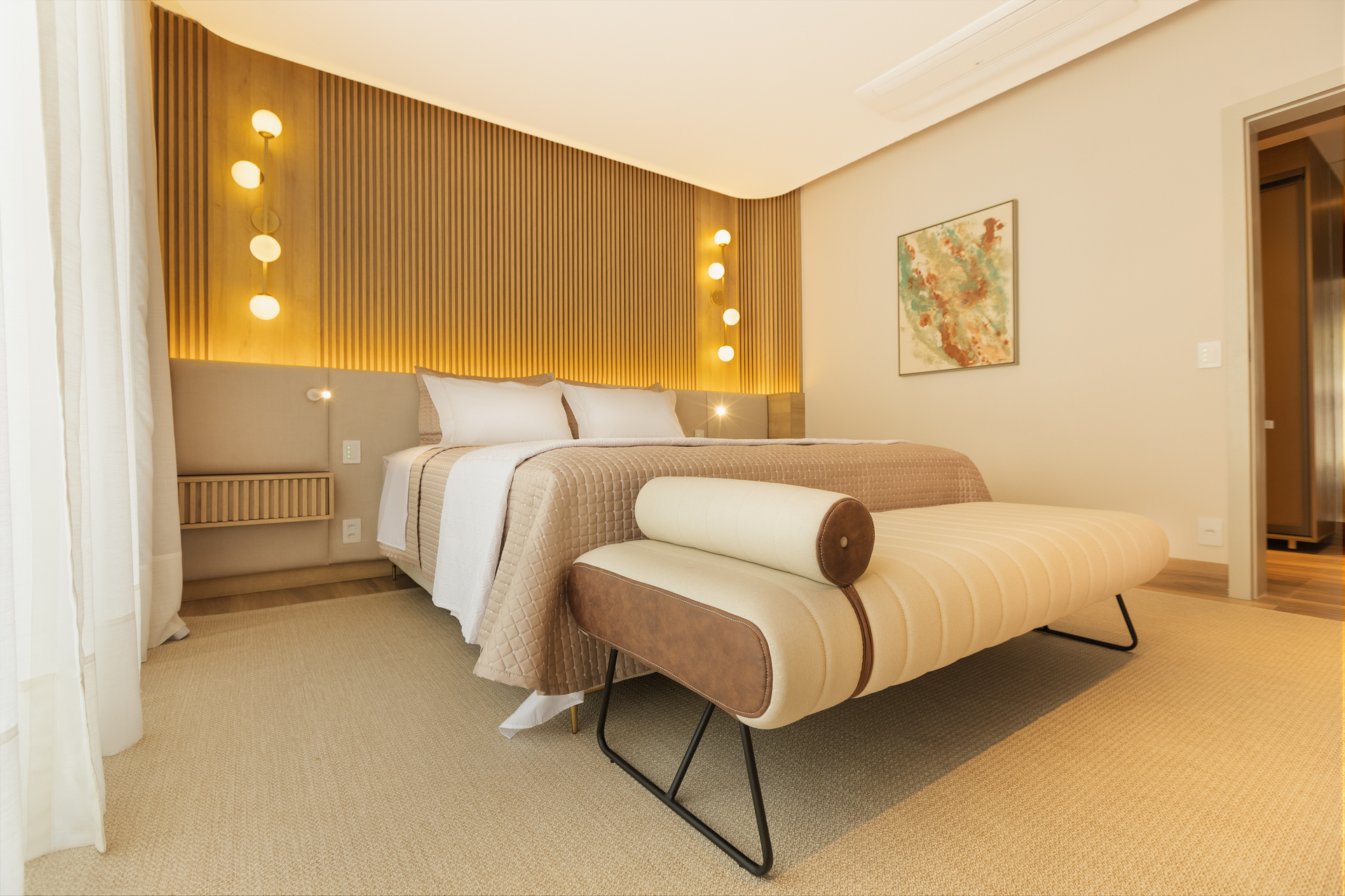 iluminação led cabeceira quarto casal