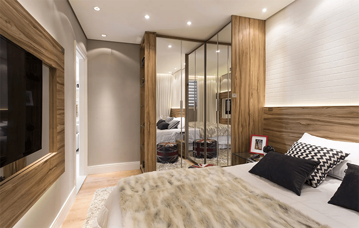 iluminação led cabeceira quarto casal