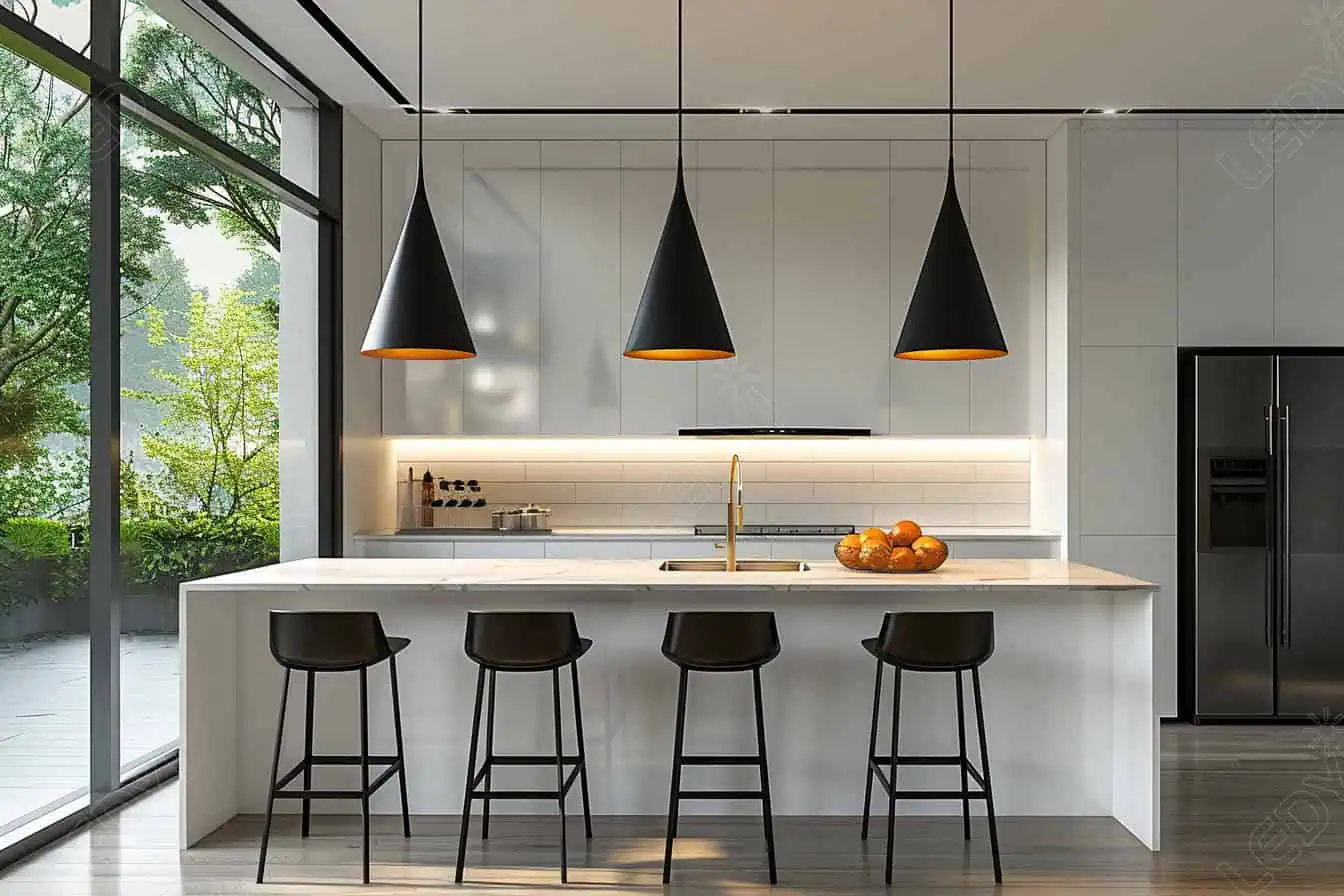 quanto custa iluminar cozinha com ilha