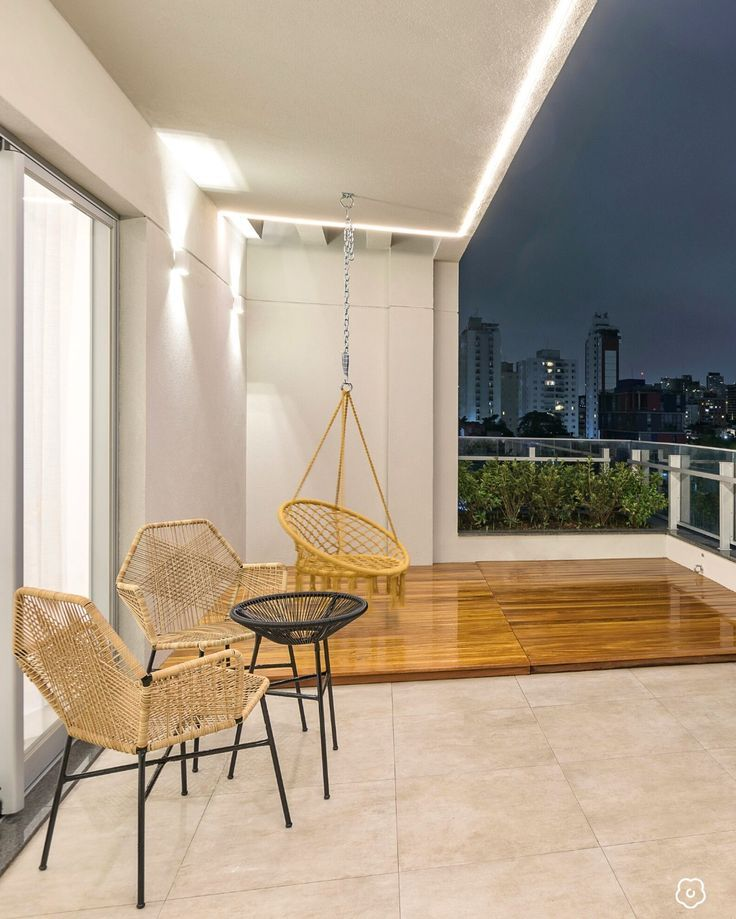 iluminação varanda com controle de intensidade