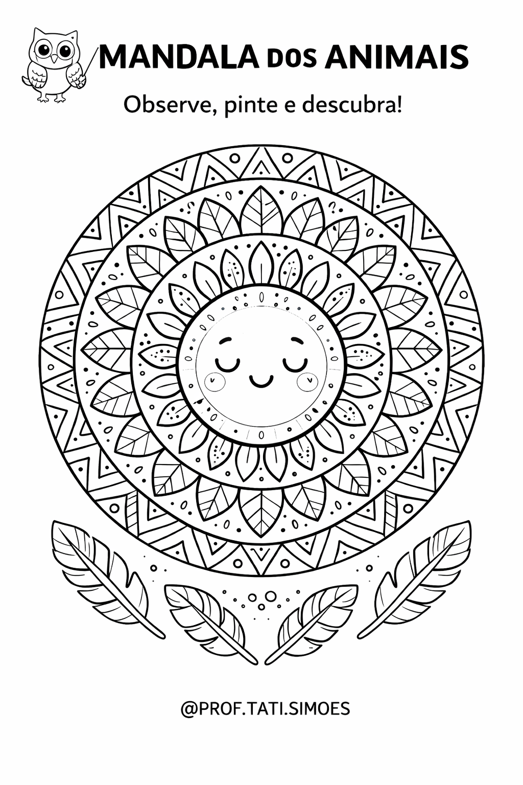 atividade dia do indio para colorir
